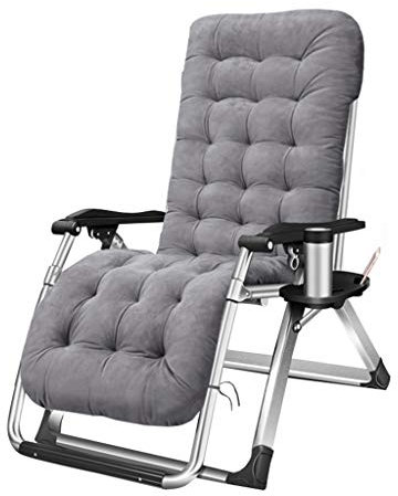 MYVVKIA Loungesessel mit Schwerelosigkeitseffekt, verstellbare Gartenstühle, robuste Sonnenliegen aus Metall, Liegestühle für bequemes Entspannen für Erwachsene | Tragbare Liege