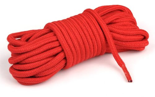 Cuerda de Bondage de 10 m – Kit de Cuerda Suave de Algodón para Principiantes, Juguete Sexual BDSM para Adultos