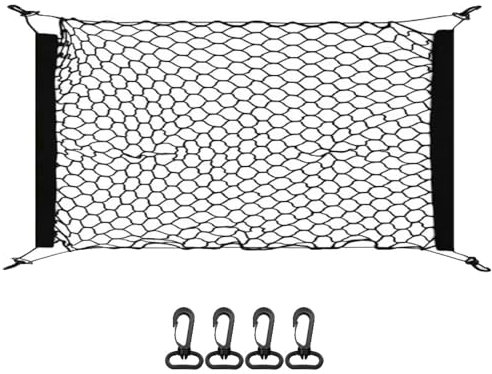 Rufutle Auto Kofferraumnetz für Ford Mondeo Fusion MK5 2014-2022, Kofferraumnetz, elastisches Netz, Frachtaufbewahrungstasche