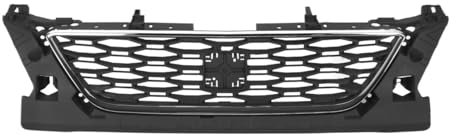 Autoersatz Grilleinsätze Frontstoßstangengrill Mit Einfassung 5F0853654D989 Ersatz Für Seat Für Leon FR 5F MK3 Pre Facelift 2013–2017 Kühlergrill Doppelsteg