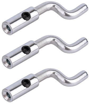 Goktvai 3pcs Z Bend Throttle Cable Ends, Universal Adjustable Z Head Wire Stop Kit Fittings for Lawn Mower Go Kart Mini Bike & Brake Cable Repair Part Accessories