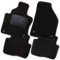 Bär-AfC Auto Fußmatten Exklusiv passend für Ford Grand C-MAX 2013-2015, Autoteppiche Velours Schwarz, Rand Kettelung Schwarz, Trittschutz Kunststoff, Set 4-teilig, FO01264n