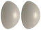 Door Stop Bumpers White Rubber Wall Mounted Guard Self Adhesive 60MM (2)