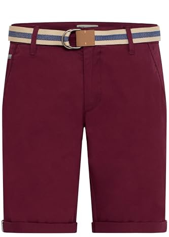 !Solid Monty Herren Chino Shorts Bermuda Kurze Hose mit Gürtel aus Stretch-Material Regular-Fit
