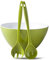 Zeal G217LSET Salad Bowl and Server Set, Lime