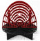 detailmate Wascheimer Zubehör Set - GritGuard Eimereinsatz 12 schwarz, Waschboard Bucket Insert rot für Wascheimer z.B. passend für Chemical Guys 3.5 Gallonen Eimer, Meguiar´s Putzeimer aschwarz/rot