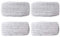 Awinker RY7557WH - Juego de 4 paños de limpieza para Rowenta ZR005801 Clean & Steam (4 unidades)