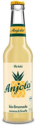Anjola Bio-Limonade - das Original - 12 x 0,33l Glasflasche inkl. Pfand Fritz Limonade