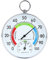 Hygrometer Thermometer Hygrometer Aluminiumlegierung Gewächshaus Hygrometer mit Aufhängering für die Bepflanzung von Gewächshaus Indoor Haushalt
