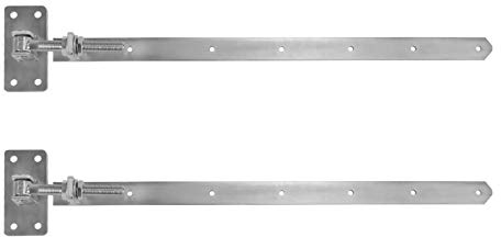 2 x SOTECH Cerniere a Bandella per Porte da Giardino M20 (770-870 mm) Acciaio inox SS304 regolabile Cerniera per Cancello da Giardino Bandella per Portone