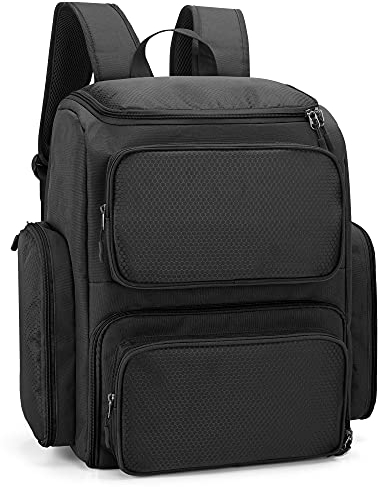Trunab Rucksack Kompatibel mit Xbox Series X, Schwarz, Schutz Rucksack Großer Kapazität, Tasche für Xbox Controller und Spielzubehör