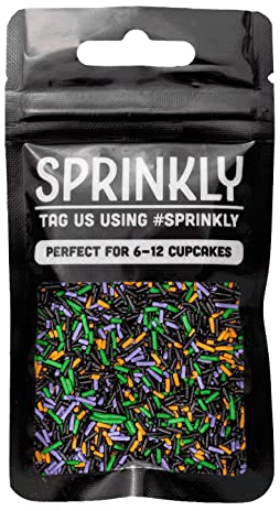 SPRINKLY - Matt Sugar Strands - Halloween Mix - 30g