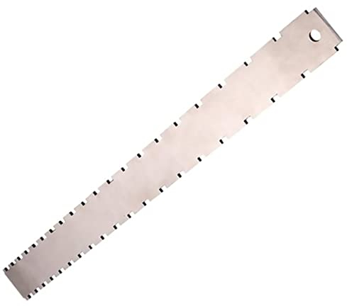 Liummrcy Edelstahl -Gitarrenhals gekerbter Geruchsgitarre am Lehre Silber Dual Messwerkzeug Edge Gitarre Gitarre Gitarre Silber Silber Messwerkzeug für Luthiers Griffbrett Bünde