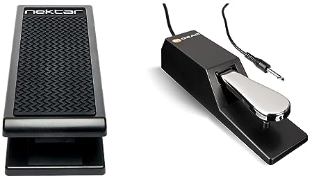 Nektar NX-P & M-Audio SP-2 — Universelles Sustain-Pedal mit Klaviermechanik, das ideale Zubehör für MIDI-Keyboards, Digitalpianos, elektronische Keyboards und mehr