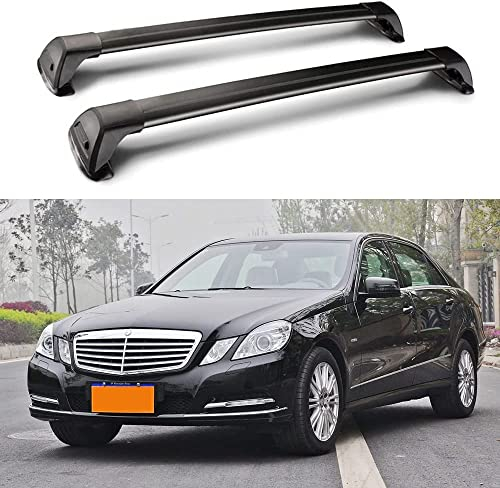 2 Stück Aluminium Dachträger Relingträger Dachgepäckträger für Benz E Class W212 Sedan 2009-2016, Fahrradträger Dachboxen Dachgepäckablage