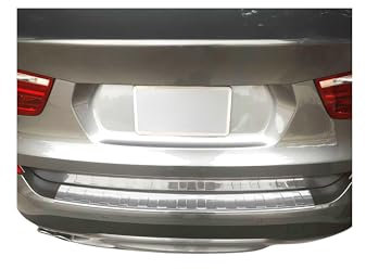 OMAC Ladekantenschutz Stoßstangenschutz kompatibel mit VW Golf 2012-2019 Edelstahl Silber 1tlg