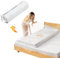 IHONYI 2 Stück Vakuumbeutel für Matratze, vakuumbeutel bettdecken mit Doppeltem Reißverschluss, Matratzenschutz Vakuumbeutel für Bettdecken/Matratzen/Kleidung(240 x 120 cm)