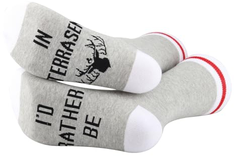 PYOUL - 1 par de calcetines inspirados en TOG con texto en inglés I'd Rather Be In Terrasen, calcetines para fanáticos de Sarah J Maas, regalo de libros SJM Merch, be In Terrasen 1 par, Talla única