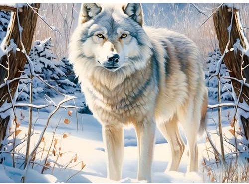 NAIMOER Renard Peinture par Numéros