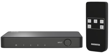 Switch HDMI 2.1 - Connect 740-8K - Interruttore HDMI - 4K 120Hz - HDR - 4 ON/1 off - 4K 120Hz - 48Gbps - VRR - ALLM - Dolby Digital - HDCP 2.3/2.2/1.4 - Telecomando