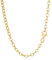 NKlaus 45cm Erbskette 925 Silber Gelbgold Vergoldet elegante Halskette Breite: 3,1mm Collier 6,11g schwer 15027