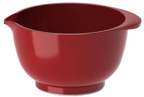 Rosti Margrethe Rührschüssel 0,25 Liter, Bruchsichere Schüssel, Snackschale, Schälchen, Schale für Dip, Müsli, Snack, Spülmaschinenfest, Geeignet für Mikrowelle und Gefrierschrank, Rot