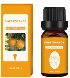 Ätherische Öle Orange 10 ml, Ätherische Öle für Diffuser Aromatherapie,Duftöle für Diffusor,Ätherisches Orangeöl Duftöl Orange Öl für Haut Körper Haarpflege, Kerze,Seife,DIY,Massage Aroma