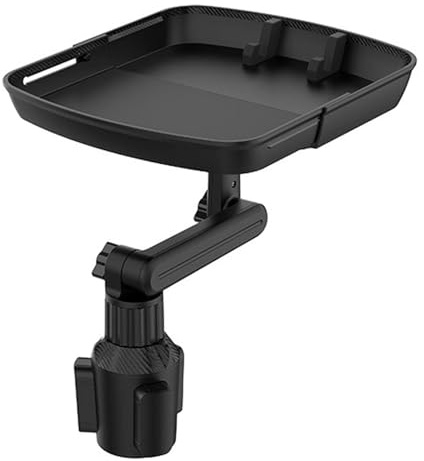 Sarini Vassoio portabicchieri Auto Antiscivolo Estensibile Mangiare Accessori Organizer Interni