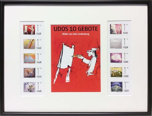 Kunstverlag Christoph Falk Udos 10 Gebote Briefmarken - Udo Lindenberg Bild