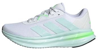 adidas Damen Galaxy 7 Running Shoes, Cloud White/Halo Mint/Lime Burst, 36 2/3 EU