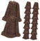 Happyyami 30 Pezzi Blocco di piantine di Cotone Carbone Coltivazione Indoor Giardinaggio Ortaggi Piante Torba di Cocco Giardino terriccio Blocchi di Torba Dark Brown