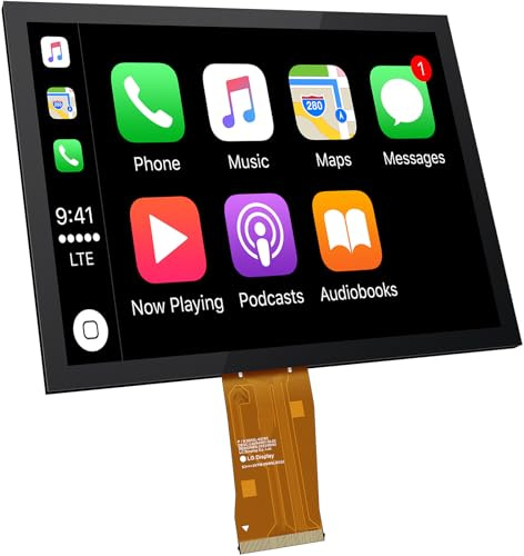 FancyTiger Uconnect 4C UAQ LCD Monitor Touchscreen, Radio-Navigation, Ersatz für Dodge RAM Jeep Chrysler 2017–2021, 8,4 Uconnect Bildschirm LA084X01(SL)(02)