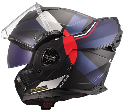 LS2, Modularer Motorradhelm ADVANT X ULTRA Matt Blue Red, S