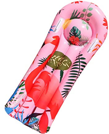 Kisangel Aufblasbares Schwimmendes Schwimmkissen Kinder-Surfbrett Poolflöße Robustes PVC Fördert Die Eltern-Kind-interaktion Zufälliger Stil