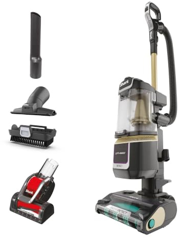 Shark Detect Corded Upright Vacuum Cleaner, LA450UKTBK | Ultra-Powerful Pet Hair Pick-Up with Anti Hair Wrap Plus, DuoClean Detect & Direction Detect, Anti-Allergen