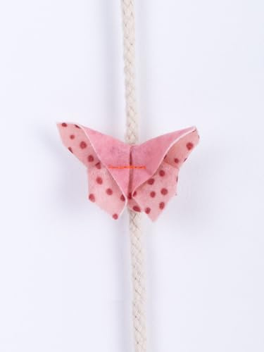 Papillon origami modèle 1 (pois)