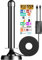Antenna TV Interna Digitale terrestre 2025 - Antenna Amplificata Potente con Ricezione a Lunga Distanza, Base Magnetica per TV portatile - Supporta 4K/1080p, VHF/UHF, DVB-T/T2 - All TVs