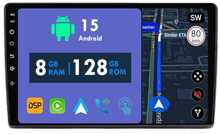 RoverOne 8G+128G CarPlay Stereo für FIAT Ducato 3 für Peugeot Boxer 2 für Citroen Jumper 2 2006-2022 mit Android Auto Radio GPS Navi Bluetooth RDS WiFi Touchscreen Head Unit Multimedia Player