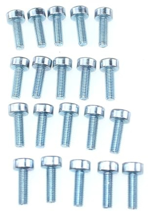20 T27 M5x20 Vielzahnschrauben, geeignet for Kettensägen, Freischneider, Kehrsägen, Laubbläser und Heckenscheren.