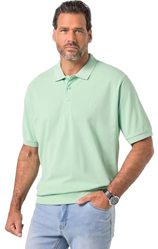 JP 1880 Herren Poloshirt hellmint 3XL