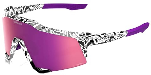 100% Speedcraft Elly 3 Sonnenbrille Dark Purple Hiper Dark Purple Mirror Lens Fahrradbrille