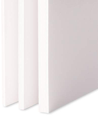 Leichtschaumplatte Weiss - DIN A4-1 Stück - 5mm stark - alle Größen - alle Stärken