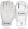 Franklin Sports CFX FP Softball Batting Gloves Pair, Women's Large, White/Chrome