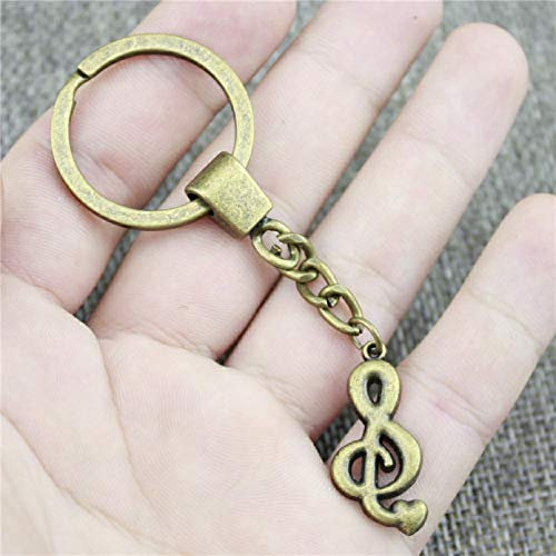 JLZK Mikrofon Gitarre Schlüsselanhänger DIY Handgemachte Geschenke Schlüsselanhänger Musikinstrumente Musik Charms