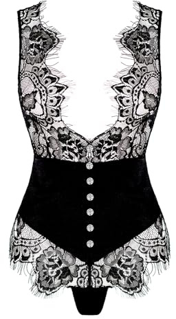 LOVE YOU SEXY Corsetti da donna in pizzo con cintura per calzini e pantaloni