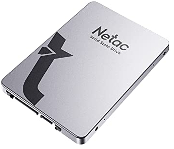 Netac Internes Solid State Laufwerk SSD 1TB, SSD Festplatte Intern Sata 3.0 2,5 Zoll für Laptop, PC, Desktop, PS5 (N530S, Aluminiumlegierung, Silber grau)