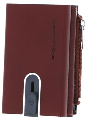 PIQUADRO Black Square Porta carte di credito pelle 6 cm
