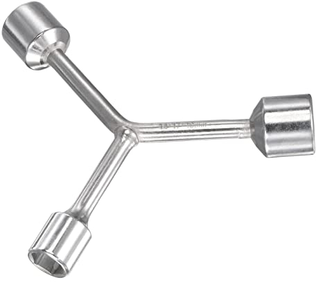 sourcing map Y Type 3 Way Hex Socket Wrench, 14mm 17mm 19mm Combination Repair Spanner Tool, 3-inch