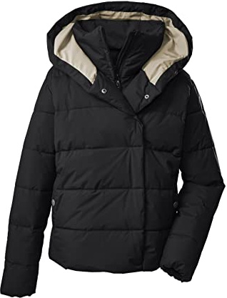 G.I.G.A. DX (GIGEQ Damen Casual Funktionsjacke in Daunenoptik mit Kapuze GW 29 WMN QLTD JCKT, schwarz, 40, 38732-000