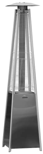 INFINITON PG-SA01 - Estufa de gas, Inox/Acero inoxidable, Pirámide, 227cm, 13kW, Propano o Butano, Uso exterior
